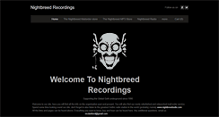 Desktop Screenshot of nightbreedrecordings.org